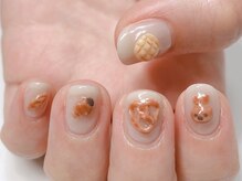 北堀江ネイルサロン エンジョイスターネイル(Enjoy Star Nail)/カジュアルネイル◎メロンパン