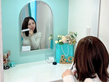 アンドナイン エス店(ANDNINE.)/5.施術後はメイク直しOK♪