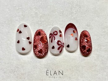 エラン メグロ(ELAN Meguro)/バレンタインネイル