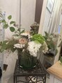サロンドデュイ 季節を彩る癒しのお花、エステに来るのが楽しくなる。四日市