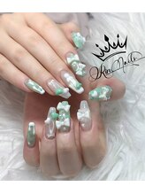リンネイル 名古屋新栄町店(Rin.Nails)/長さ出し持ち込みパーツ付け放題