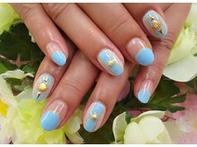 プルミエ ネイル(Premier Nail)/ブルー☆夏ネイル