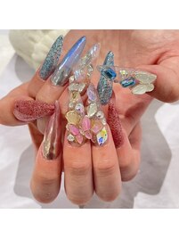 色アシメネイル