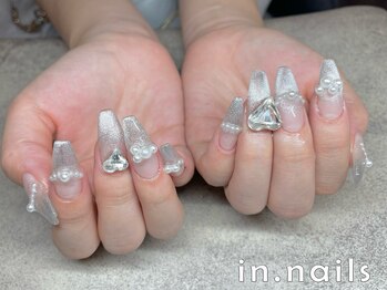 インネイルズ(in.nails)/スカルプ　マグネット　ハート　