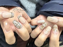 #ツイードネイル