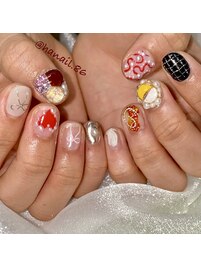 haruka nail × ぽこぽこネイル
