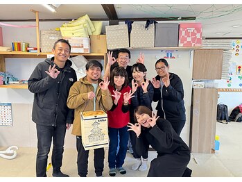 ラポール/園の皆さんと一緒に記念撮影☆