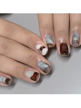 ザ バームシックス 銀座三丁目店(THE BALM six)/ニュアンスネイル/冬ネイル