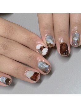 ザ バームシックス 銀座三丁目店(THE BALM six)/ニュアンスネイル/冬ネイル