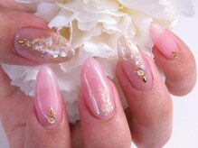 トータルビューティーアンドアズフローラ(Total Beauty & a`s Flora)/キラキラシェルネイル☆