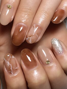 レディグリッター(Lady glitter)/ニュアンス大理石