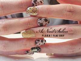 20/10/23　アニマルアシメNail