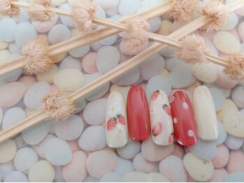 ネイルサロン&スクール ジーナ(GINA)/ガーリーいちごネイル