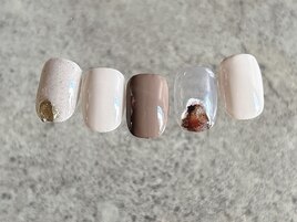 シンプルニュアンスネイル