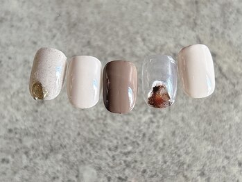 ネイル サヴォイ 本厚木店/シンプルニュアンスネイル