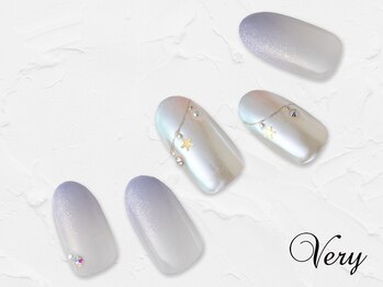 冬のクリスマスネイル