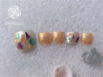 ネイルスタジオ アンビエント 表町店(Nail Studio ambient)/フットネイル 10800円