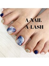 エーネイル エーラッシュ(A-NAIL A-LASH)/定額フットネイル【倉敷】