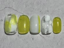 サニーサイド 梅田(Sunny side)/クリアイエローネイル