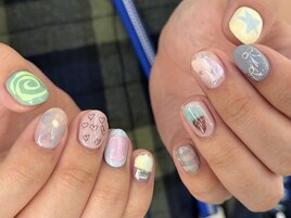 韓国パステルネイル