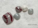 個性的ラインアートFootネイル