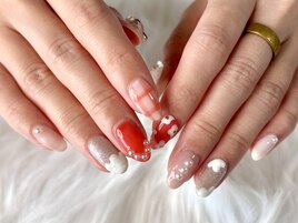 ちぐはぐガーリーネイル