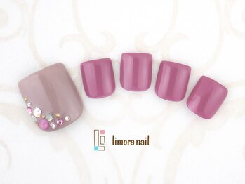 リモアネイル(limore nail)/【フット】ビジュー☆