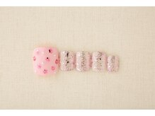 エムスラッシュネイル 本牧店(M SLASH)/ホロフラワーネイル