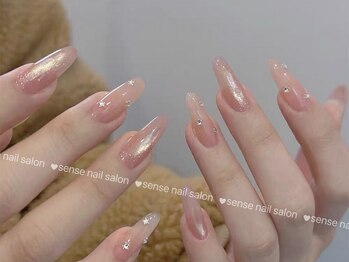 センスネイル(Sense Nail)/秋冬ネイル　エレガントデザイン