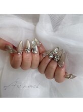 Asnail yokkaichi【3/5 NEW OPEN（予定）】/"ネイル"シャンパンマグネット