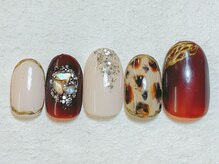 ネイルビート(NAIL BEAT)/べっ甲ネイル　ニュアンス