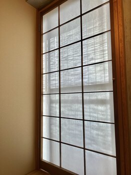 SHIBAURA酵素浴サロン ジュン 田町 芝浦店(Jun)/ヒーリングスペースの障子