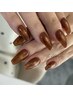 《hand》艶めく深色奥行きうるちゅる◎マグネットネイル￥7500