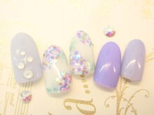 ネイルサロン ロゼオ(Nail salon Roseo)/■渋谷>7990円/あじさい紫陽花
