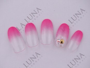 ラルナ ネイルアンドアイラッシュサロン(LA LUNA nail & eyelash salon)/7月8月◇定額ナチュラル◇