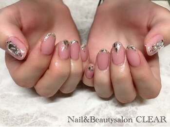 ネイルアンドビューティーサロン クリア(CLEAR)/ガラスフレンチ