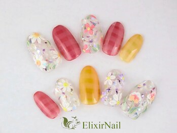 エリクサーネイル 池袋(Elixir Nail)の写真/【オフ無料☆おすすめ10種¥6980】お好きなサンプルから選択◎あなただけのMIXカラーでモテ可愛を演出♪