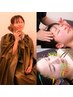 【よもぎ蒸し+美容鍼】黄土よもぎ蒸し40分+美容鍼100本（百華鍼）+小顔矯正