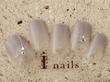 アイネイルズ 町田店(I nails)/くすみオフィスグラデ　7480円