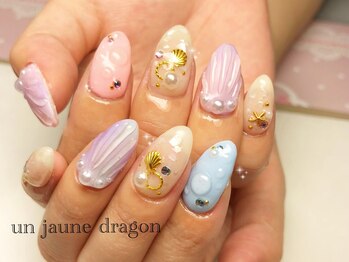 アン ジョーヌドラゴ/パステルカラー☆夏ネイル