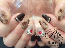 タイダイデザインネイル