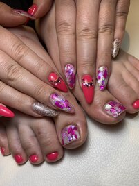 ～ピンクシェルネイル～