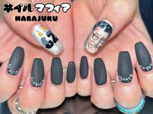 ネイルマフィア 原宿(NAIL MAFIA)/実写ネイル/推しネイル/手描き