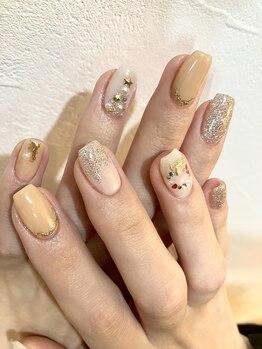 クリスマスネイル