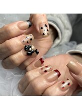 グロウネイル(Glow.Nail)/バレンタインネイル