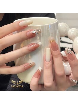 ヘブン ネイル 鶯谷(HEAVEN Nail)/かわいくて優しいデザイン
