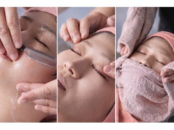 カプロ キャトル(Capullo de Quatre)の写真/当店限定◎メイクアップライトシェービングで叶う、美肌育成のハーブコスメを使用した角質ケアで素肌美人に