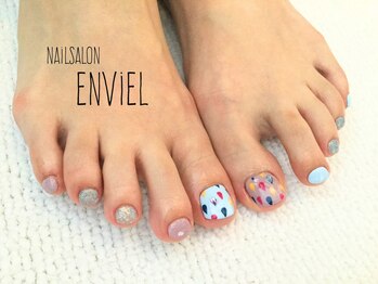ネイルサロンアンヴェール(ENVIEL)/梅雨ネイル