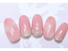 ローズクレア(Rose Crea)/タイダイ柄ネイル