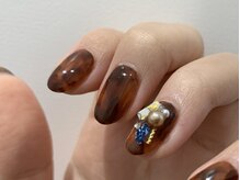 リアンリアン(lien lien de felicite nail)/秋定番べっ甲ネイル